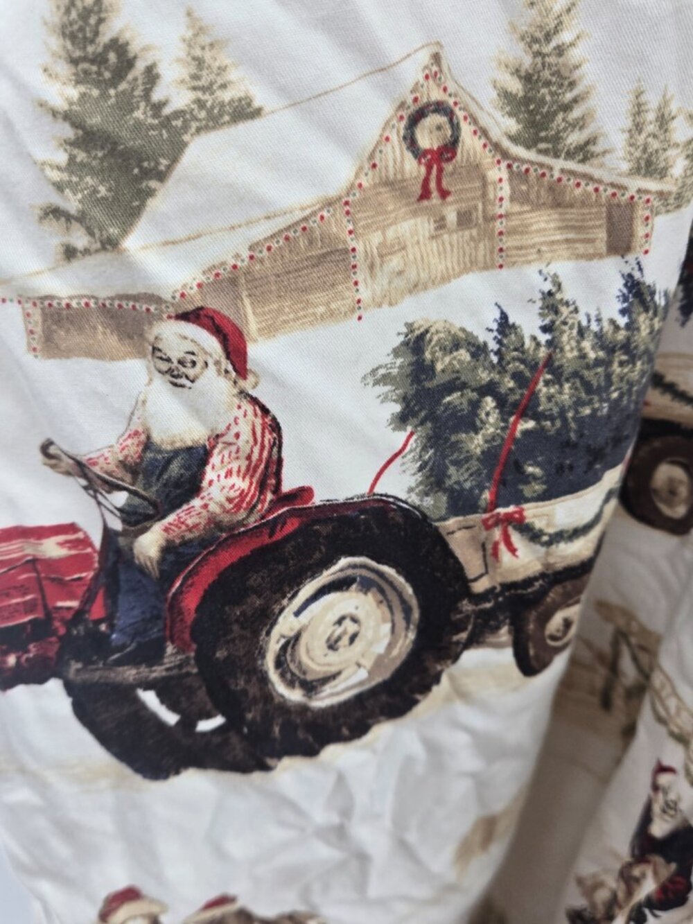 Vintage Bit & Bridle Western Christmas Santa Button Down Shirt Size XL - Picture 7 of 12